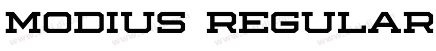 Modius Regular字体转换